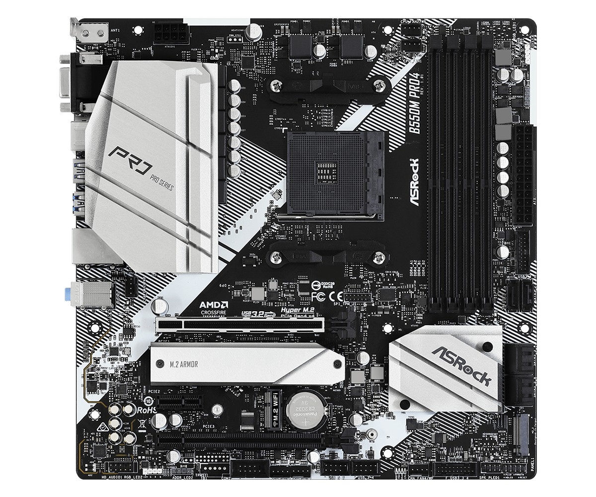 ASRock B550M Pro4 - The AMD B550 Motherboard Overview: ASUS